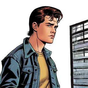 The Outsiders Graphic Novel Style Png 80 PNG Image