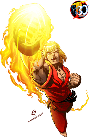 The Th Tribute Ken - Street Fighter Art Ken, HD Png Download PNG image with transparent background