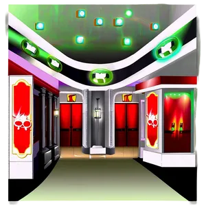 Theater Lobby Decor Png Gka PNG Image