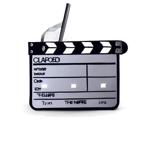 Theatre Clapperboard Icon Png Pfu40 PNG Image