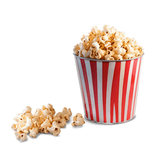 Theatre Popcorn Bucket PNG jkv46 PNG with transparent background