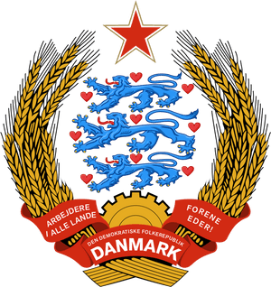 Thefutureofeuropes Wiki - Denmark Communist Coat Of Arms, HD Png Download PNG image with transparent background
