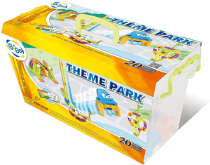 Theme Park Playset Packaging Design PNG image with transparent background