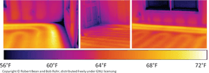 Thermography Low Temperature Radiant Heating - Floor Heating Temperature, HD Png Download PNG image with transparent background