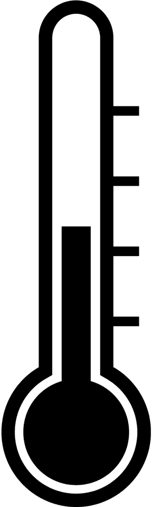 Cold Cool Hot Free Picture - Temperature Clipart Black And White, HD Png Download PNG image with transparent background