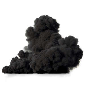 Thick Black Smoke PNG dvs41 PNG image with transparent background