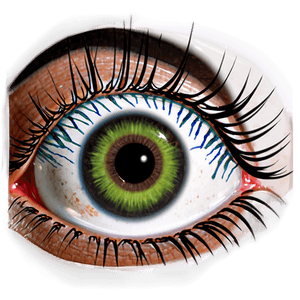 Thick Eyelashes PNG set42 PNG