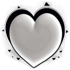Thick Heart Outline PNG 05252024 PNG