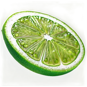 Thick Lime Slice Png Fan PNG Image