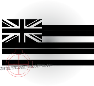 Thin Blue Line U K Flag Overlay PNG Image