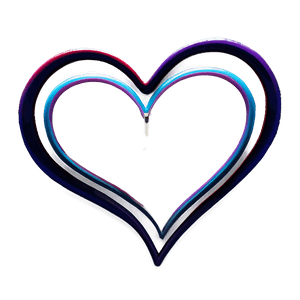 Thin Heart Outline PNG ije43 PNG
