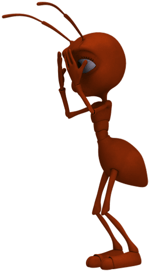 Ant, Insect, Red Ant, Funny, Cartoon, Unfinished - มดแดง Png, Transparent Png PNG image with transparent background