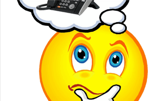 Thinking Emoji With Telephone PNG image with transparent background