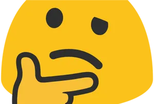 Thinking_ Face_ Emoji PNG Image