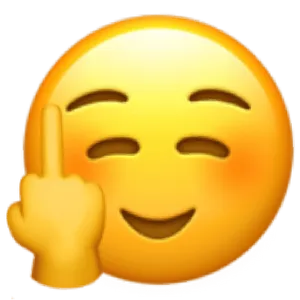 Thinking Face Emojiwith Fingeron Lips PNG Image