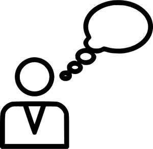 Male Person User Chat Message Bubble Thinking Idea - Thought, HD Png Download PNG image with transparent background