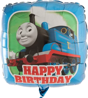 Thomas Engine Birthday Balloon PNG Image