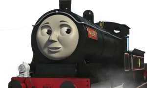 Thomas Friends Black Engine Douglas Number9 PNG Image