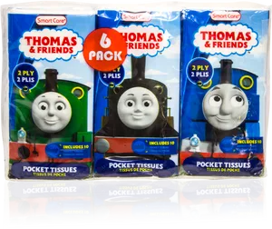 Thomas Friends Pocket Tissues Pack PNG Image