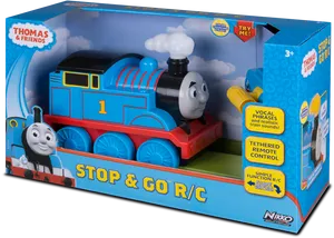 Thomasand Friends R C Train Toy Packaging PNG Image