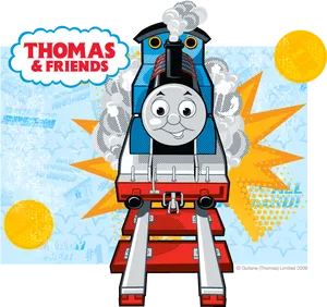 Thomasthe Tank Engine Graphic PNG Image