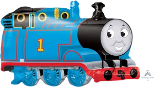 Thomasthe Tank Engine Smiling PNG Image