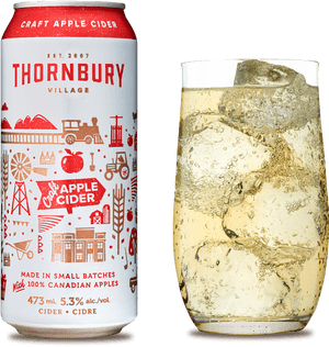 Thornbury Craft Apple Cider Canand Glass PNG image with transparent background