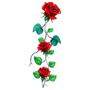 Thorny Rose Vine PNG mnn81 PNG