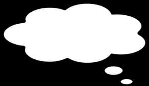 Thought Bubble Graphic PNG image with transparent background