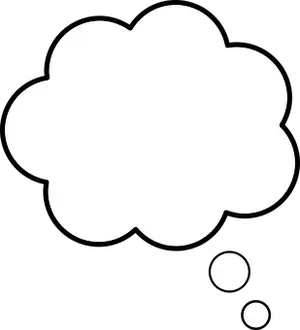 Thought Bubble Graphic PNG Image