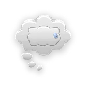 Thought Bubble Icon PNG Image