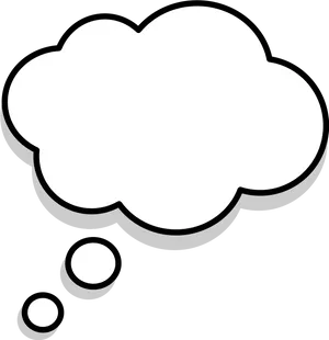 Thought Bubble Icon PNG Image