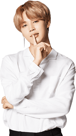 Thoughtful Manin White Shirt PNG image with transparent background