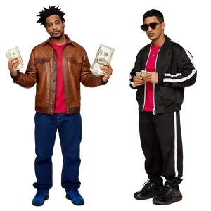 Thug Holding Money Png 73 PNG Image