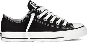 Thumb Image - Black And White Low Cut Converse, HD Png Download PNG image with transparent background