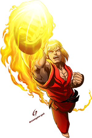 Thumb Image - Street Fighter Art Ken, HD Png Download PNG image with transparent background
