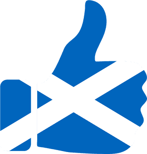 Thumbs Up Scotland - Scotland Flag Thumbs Up, HD Png Download PNG image with transparent background