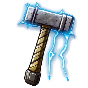 Thunder God's Hammer Png 1 PNG Image