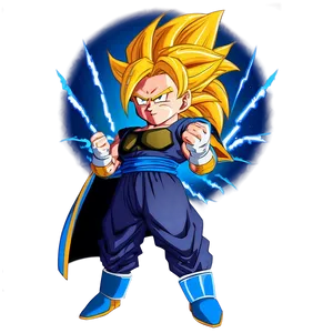 Thunder Super Saiyan Hair Png Vbw8 PNG Image