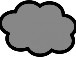 Thunderstorm Clipart Thundercloud Heart Free Transparent, HD Png Download PNG