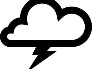 Thunderstorm Clipart Lightning Bolt - Storm Cloud Clipart, HD Png Download PNG image with transparent background