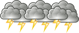 Transparent Nuvem Png - Thunderstorm Clipart, Png Download PNG