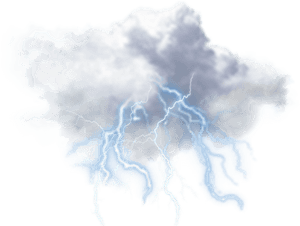 Transparent Storm Cloud Png - Rain And Thunder Png, Png Download PNG image with transparent background