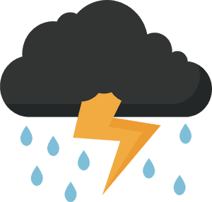 Thunder Lightning Clip Art - Thunder And Lightning Clipart PNG image with transparent background