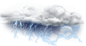 #ftestickers #sky #clouds #thunderstorm #lightning - Lightning, HD Png Download PNG