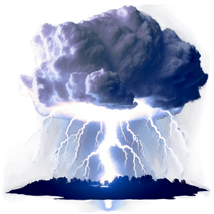 Thunderstorm Nature's Fury PNG 06202024 PNG image with transparent background