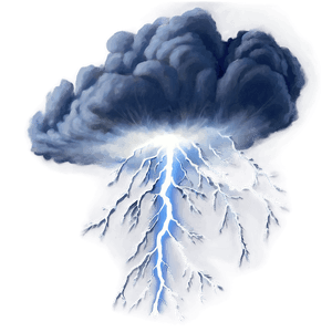 Thunderstorm Nature's Fury PNG 06202024 PNG image with transparent background