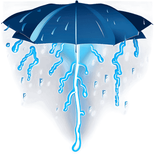 Thunderstorm Torrential Rain PNG 06202024 PNG image with transparent background
