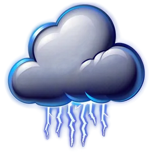 Thunderstorm Weather Icon Png Htv PNG Image