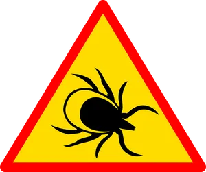 Tick Warning Sign PNG Image